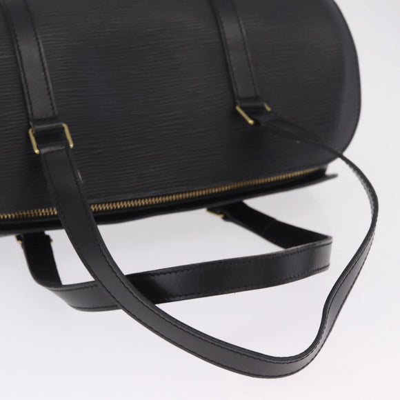 LOUIS VUITTON Epi Soufflot Hand Bag Black M52222 LV Auth ka6898A