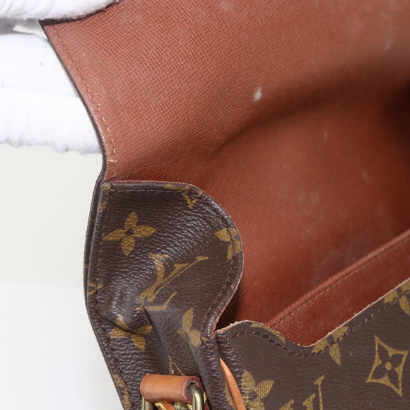 LOUIS VUITTON Monogram Cartouchiere PM Shoulder Bag M51254 LV Auth ka690