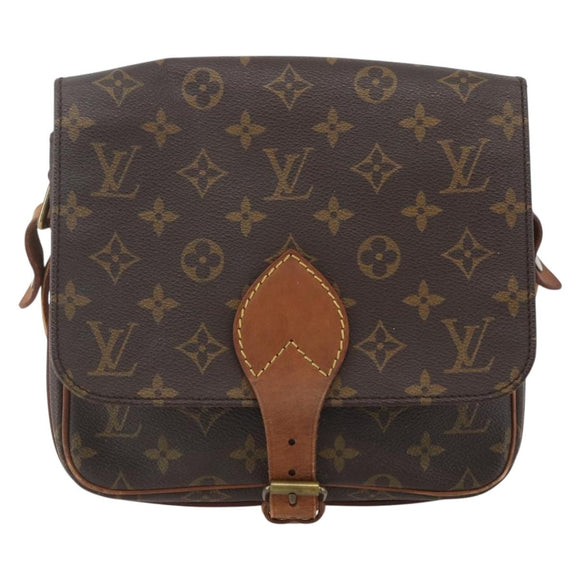 LOUIS VUITTON Monogram Cartouchiere PM Shoulder Bag M51254 LV Auth ka690