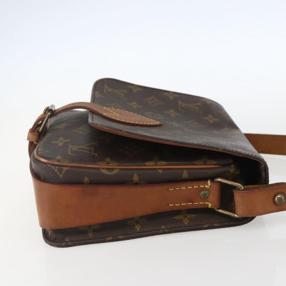 LOUIS VUITTON Monogram Cartouchiere PM Shoulder Bag M51254 LV Auth ka690