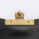 GUCCI GG Supreme Ojiride Bag Leather PVC Leather Beige Black 500781 Auth ka6900A-18