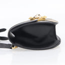 GUCCI GG Supreme Ojiride Bag Leather PVC Leather Beige Black 500781 Auth ka6900A-4