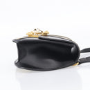 GUCCI GG Supreme Ojiride Bag Leather PVC Leather Beige Black 500781 Auth ka6900A-5
