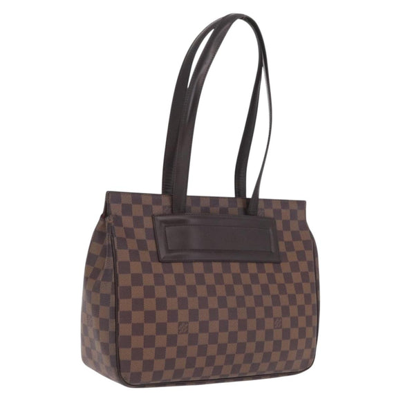 LOUIS VUITTON Damier Ebene Parioli PM Tote Bag N51123 LV Auth ka6901A