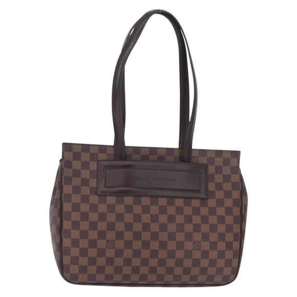 LOUIS VUITTON Damier Ebene Parioli PM Tote Bag N51123 LV Auth ka6901A