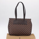 LOUIS VUITTON Damier Ebene Parioli PM Tote Bag N51123 LV Auth ka6901A-25