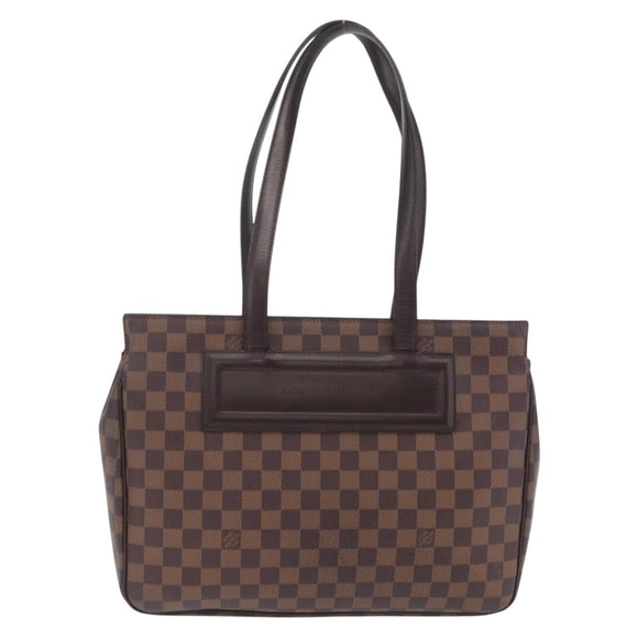 LOUIS VUITTON Damier Ebene Parioli PM Tote Bag N51123 LV Auth ka6901A