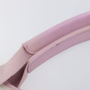 Balenciaga Navy Cabas Hand Bag Canvas Pink Silver 339933 Auth ka6905A-10