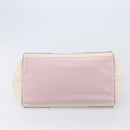 Balenciaga Navy Cabas Hand Bag Canvas Pink Silver 339933 Auth ka6905A-12