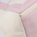 Balenciaga Navy Cabas Hand Bag Canvas Pink Silver 339933 Auth ka6905A-14