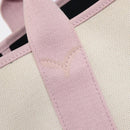Balenciaga Navy Cabas Hand Bag Canvas Pink Silver 339933 Auth ka6905A-17