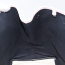 Balenciaga Navy Cabas Hand Bag Canvas Pink Silver 339933 Auth ka6905A-23