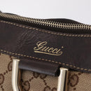 GUCCI GG Canvas Abbey Shoulder Bag Beige Gold 204940 Auth ka6911A-17