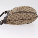 GUCCI GG Canvas Abbey Shoulder Bag Beige Gold 204940 Auth ka6911A-5