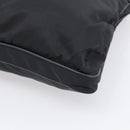 PRADA Shoulder Bag Nylon Black Silver Auth ka6912-10