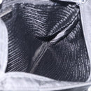 PRADA Shoulder Bag Nylon Black Silver Auth ka6912-18