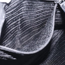 PRADA Shoulder Bag Nylon Black Silver Auth ka6912-21