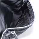 PRADA Shoulder Bag Nylon Black Silver Auth ka6912-22