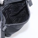 PRADA Shoulder Bag Nylon Black Silver Auth ka6912-23