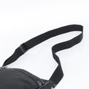 PRADA Shoulder Bag Nylon Black Silver Auth ka6912-8