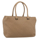 Bottega Veneta INTRECCIATO Tote Bag Leather Brown Auth ka6914V-1