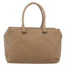 Bottega Veneta INTRECCIATO Tote Bag Leather Brown Auth ka6914V-2