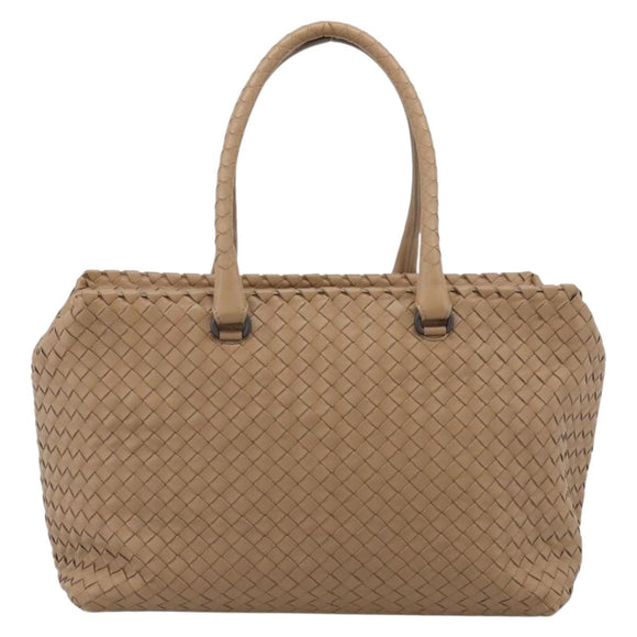 Bottega Veneta INTRECCIATO Tote Bag Leather Brown Auth ka6914V