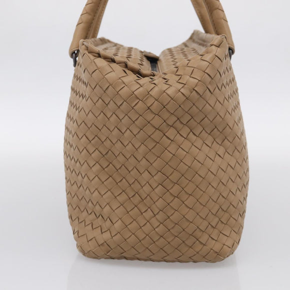 Bottega Veneta INTRECCIATO Tote Bag Leather Brown Auth ka6914V