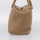 Bottega Veneta INTRECCIATO Tote Bag Leather Brown Auth ka6914V-5