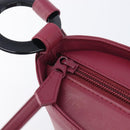 Saint Laurent Shoulder Bag Leather Bordeaux Auth ka6915A-15