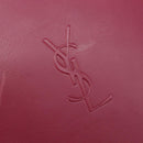 Saint Laurent Shoulder Bag Leather Bordeaux Auth ka6915A-17