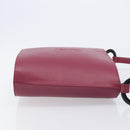Saint Laurent Shoulder Bag Leather Bordeaux Auth ka6915A-4