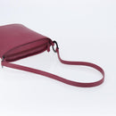 Saint Laurent Shoulder Bag Leather Bordeaux Auth ka6915A-7