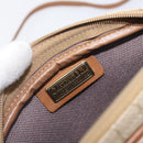 Christian Dior Honeycomb Canvas Shoulder Bag PVC Beige Gold Auth ka6916-16