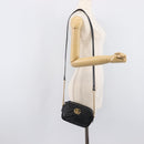 GUCCI GG Marmont Shoulder Bag Leather Black Gold 448065 Auth ka6917V-24