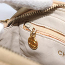 CHANEL Matelasse Chain Shoulder Bag Lamb Skin Beige Gold CC Auth ka6924A-29