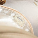CHANEL Matelasse Chain Shoulder Bag Lamb Skin Beige Gold CC Auth ka6924A-31