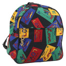Saint Laurent Backpack Nylon Multicolor Gold Auth ka6928-1