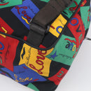 Saint Laurent Backpack Nylon Multicolor Gold Auth ka6928-12