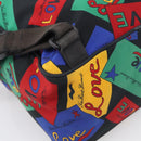 Saint Laurent Backpack Nylon Multicolor Gold Auth ka6928-13