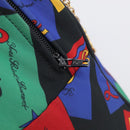 Saint Laurent Backpack Nylon Multicolor Gold Auth ka6928-14