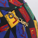 Saint Laurent Backpack Nylon Multicolor Gold Auth ka6928-15