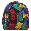 Saint Laurent Backpack Nylon Multicolor Gold Auth ka6928-2