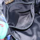 Saint Laurent Backpack Nylon Multicolor Gold Auth ka6928-22