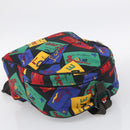 Saint Laurent Backpack Nylon Multicolor Gold Auth ka6928-6
