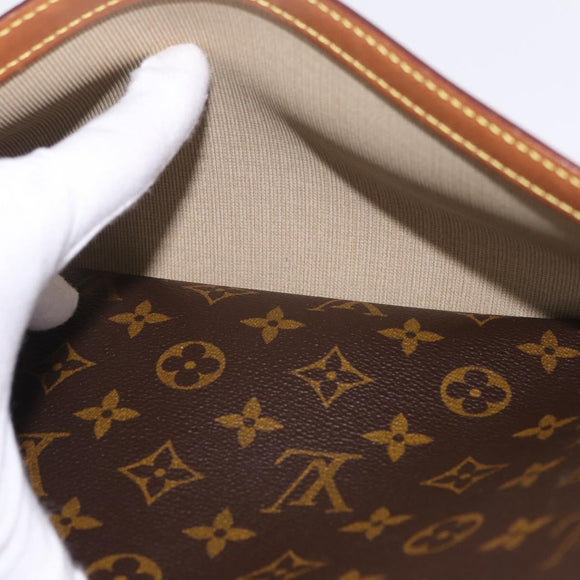 LOUIS VUITTON Monogram Reporter GM Shoulder Bag M45252 LV Auth ka6933