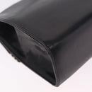 Bally Shoulder Bag Leather Black Gold Auth ka6937-12