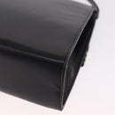 Bally Shoulder Bag Leather Black Gold Auth ka6937-13