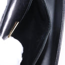 Bally Shoulder Bag Leather Black Gold Auth ka6937-23