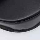 Christian Dior Shoulder Bag Leather Black Gold Auth ka6938-11
